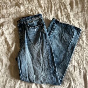 Madewell Low Slung Baggy Full Length Jeans